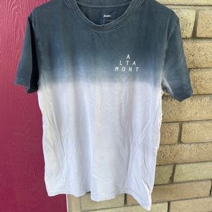 Altamont black ombré logo tshirt